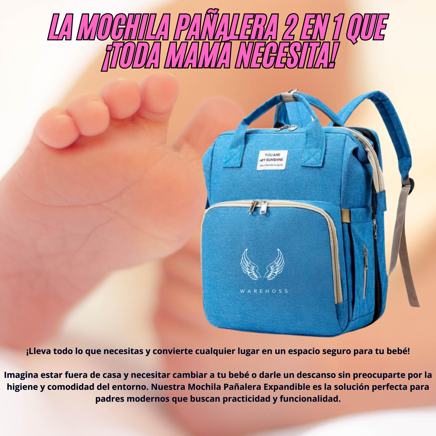 La Mochila Pañalera 2 en 1