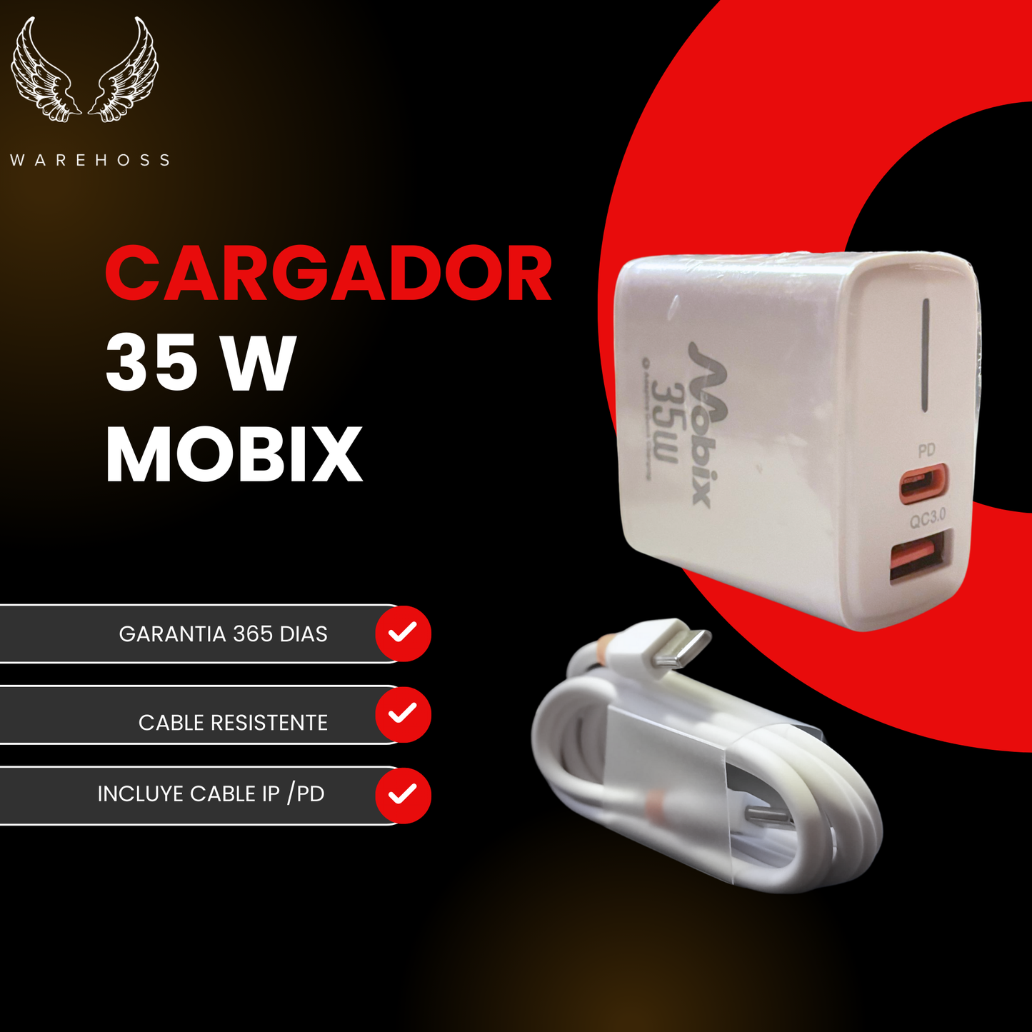 Cargador MOBIX 35W