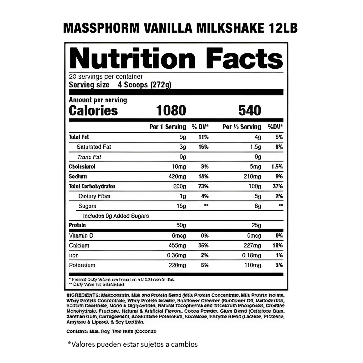DRAGON MASSPHORM 12 LB