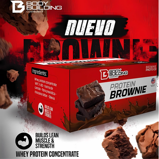 BodyBuilding Protein Brownie Caja X12