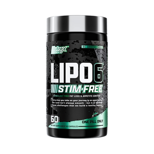 NUTREX LIPO 6 BLACK UC STIM-FREE 60 CAPSULAS