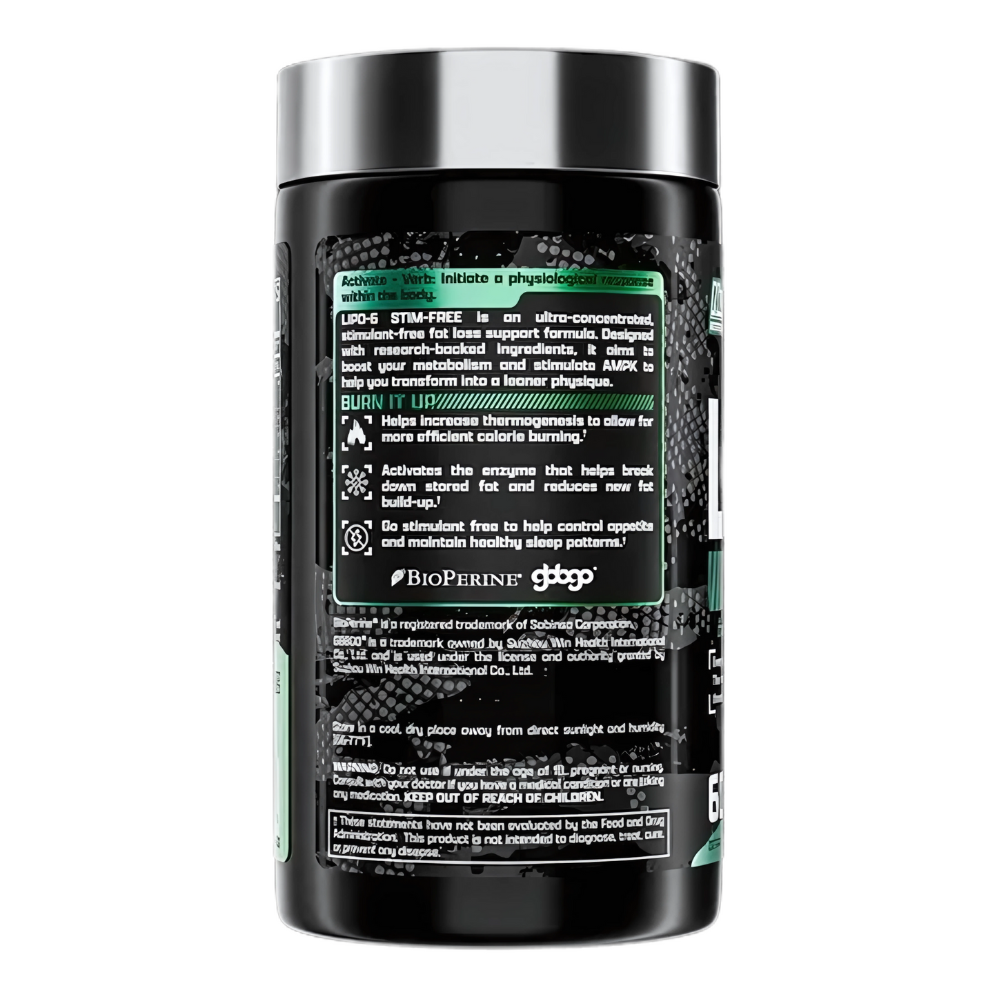 NUTREX LIPO 6 BLACK UC STIM-FREE 60 CAPSULAS