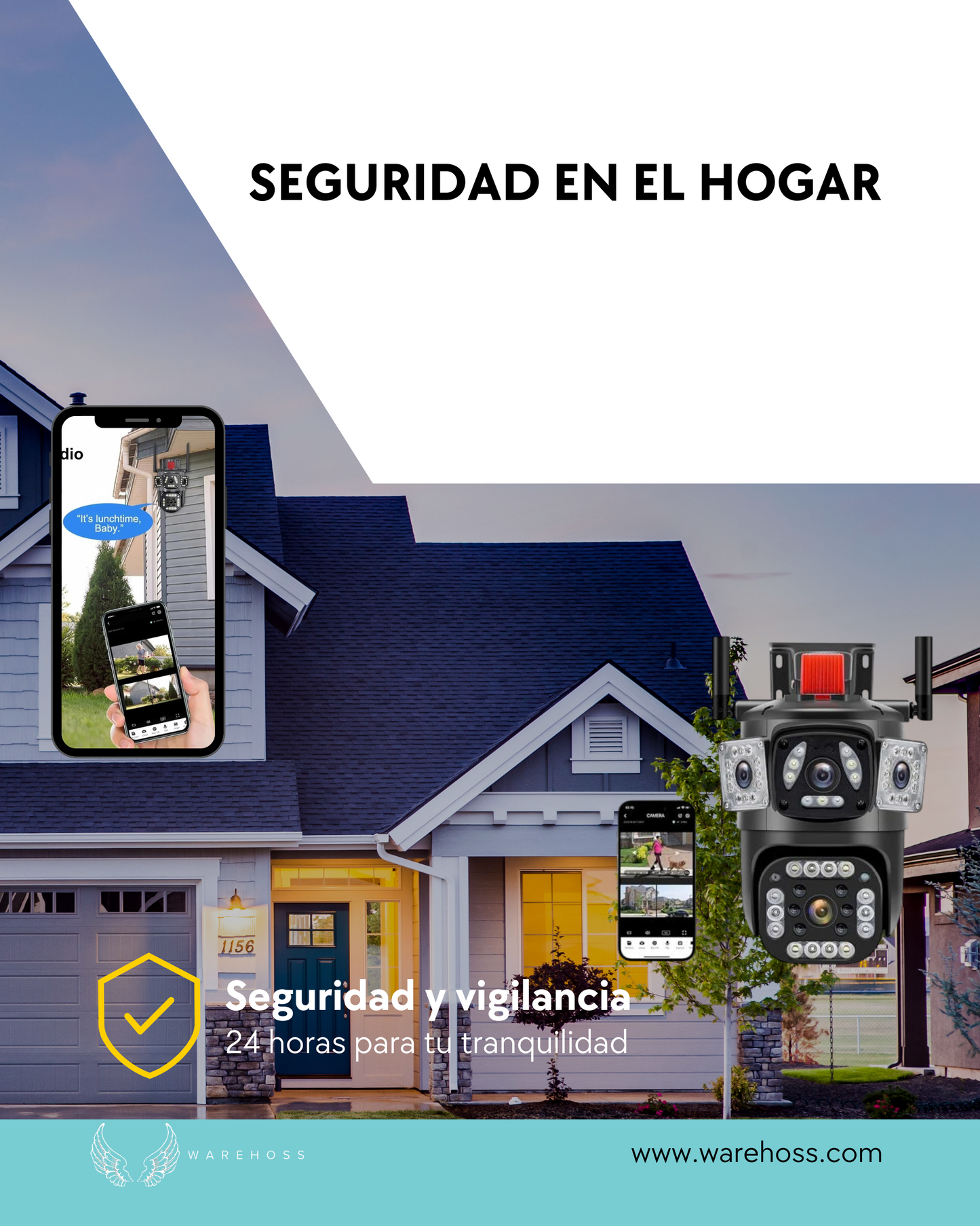 Camara de Seguridad 4 en 1